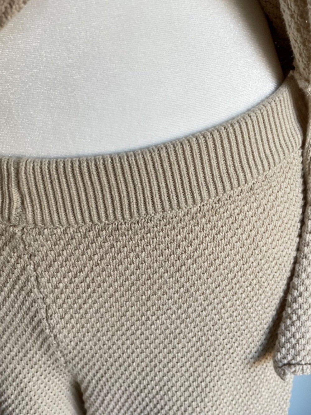 Free People Beach Hailee Sweater Set Cream Oatmeal Knit Hanley Top & Pants XS - Picture 7 of 14